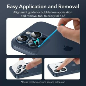 ESR รุ่น Camera Lens Protector - กระจกเลนส์กล้อง iPhone 15 Pro/ 15 Pro Max - สี Blue 8 ESR รุ่น Camera Lens Protector - กระจกเลนส์กล้อง iPhone 15 Pro/ 15 Pro Max - สี Blue