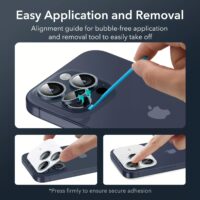 ESR รุ่น Camera Lens Protector - กระจกเลนส์กล้อง iPhone 15 Pro/ 15 Pro Max - สี Rhinestone