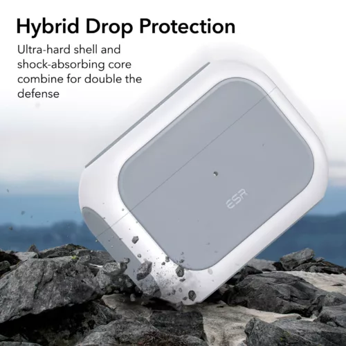 ESR รุ่น Orbit Hybrid with HaloLock - เคส AirPods Pro 2/1 - สี White