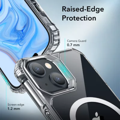 ESR รุ่น Air Armor Clear Case (HaloLock) - เคส iPhone 15 Plus - สี Clear