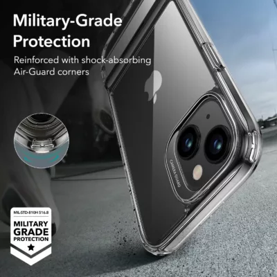 ESR รุ่น Boost Kickstand Case - เคส iPhone 15 - สี Clear