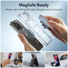 ESR รุ่น Air Armor Clear Case (HaloLock) - เคส iPhone 15 Pro Max - สี Clear