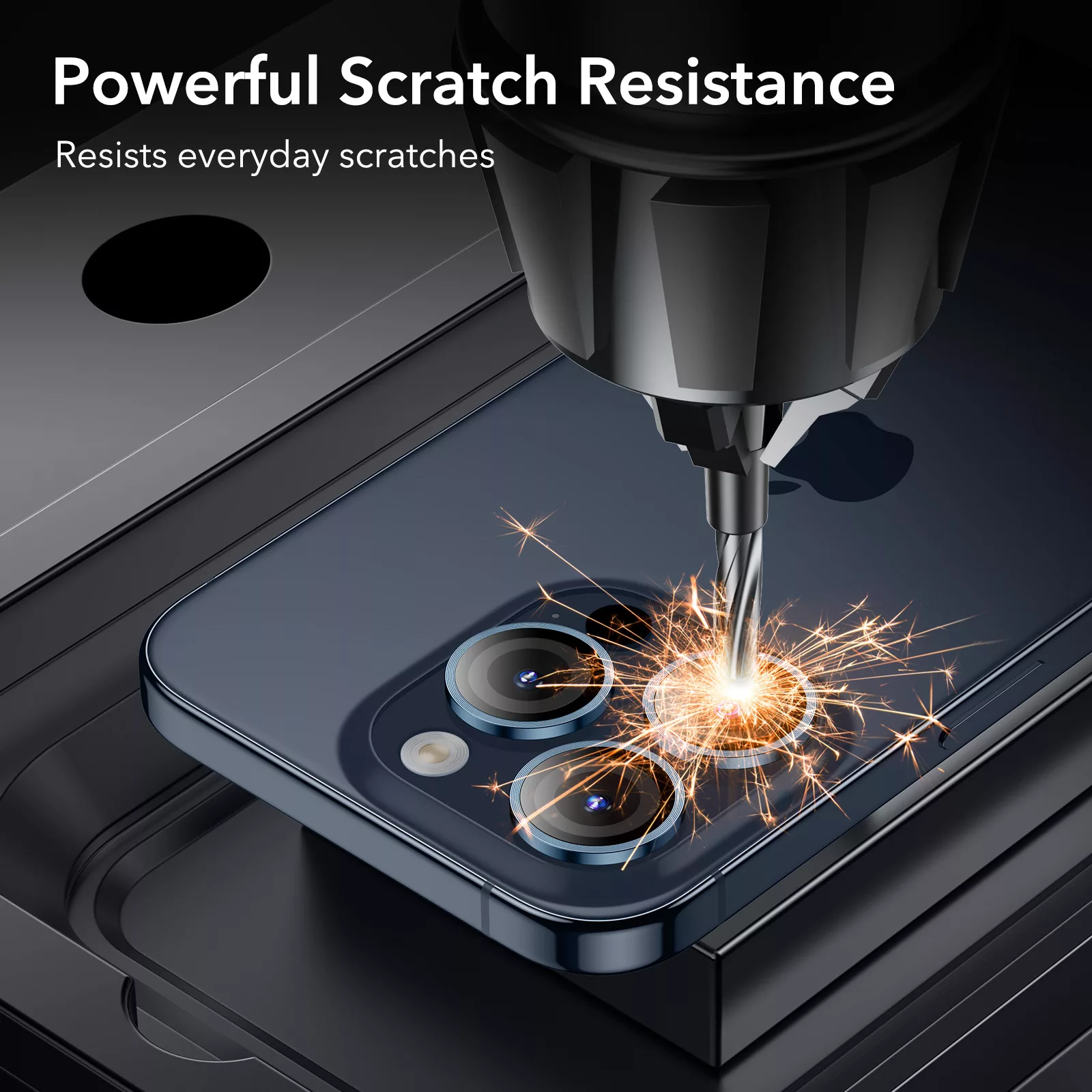 ESR รุ่น Camera Lens Protector - กระจกเลนส์กล้อง iPhone 15 Pro/ 15 Pro Max - สี Blue 3 ESR รุ่น Camera Lens Protector - กระจกเลนส์กล้อง iPhone 15 Pro/ 15 Pro Max - สี Blue