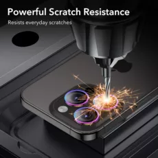 ESR รุ่น Camera Lens Protector - กระจกเลนส์กล้อง iPhone 15 Pro/ 15 Pro Max - สี Chromatic - Image 4