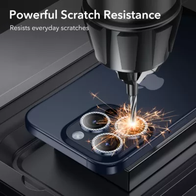 ESR รุ่น Camera Lens Protector - กระจกเลนส์กล้อง iPhone 15 Pro/ 15 Pro Max - สี Rhinestone