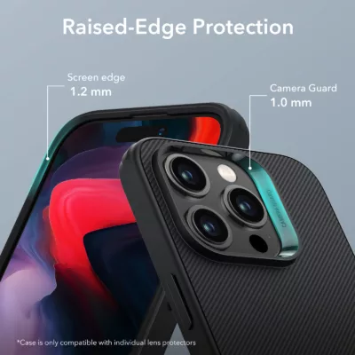 ESR รุ่น Boost Kickstand Case - เคส iPhone 15 Pro Max - สี Black