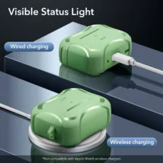 ESR รุ่น Cyber Armor Tough Case - เคส AirPods Pro 2/1 - สี Light Green