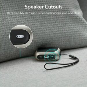 ESR รุ่น Orbit Hybrid with HaloLock - เคส AirPods Pro 2/1 - สี Titanium