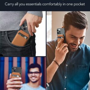 ESR รุ่น HaloLock Vegan Leather Wallet Stand - ที่ใส่บัตรติดหลังมือถือแบบตั้งได้ - สี Tan Suede 13 ESR รุ่น HaloLock Vegan Leather Wallet Stand - ที่ใส่บัตรติดหลังมือถือแบบตั้งได้ - สี Tan Suede