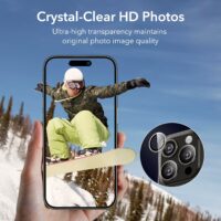ESR รุ่น Camera Lens Protector - กระจกเลนส์กล้อง iPhone 15 Pro/ 15 Pro Max - สี Clear