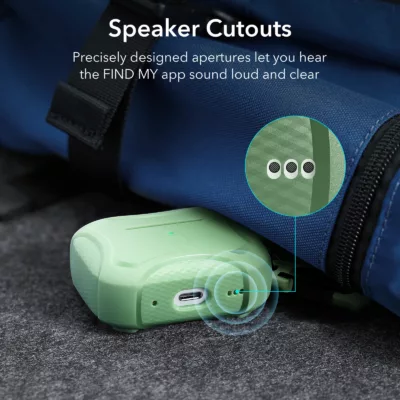 ESR รุ่น Cyber Armor Tough Case - เคส AirPods Pro 2/1 - สี Light Green