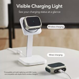 ESR รุ่น Orbit Hybrid with HaloLock - เคส AirPods Pro 2/1 - สี Titanium