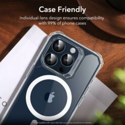 ESR รุ่น Camera Lens Protector - กระจกเลนส์กล้อง iPhone 15 Pro/ 15 Pro Max - สี Blue