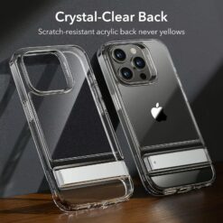 ESR รุ่น Boost Kickstand Case - เคส iPhone 15 Pro Max - สี Clear
