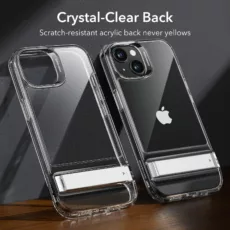 ESR รุ่น Boost Kickstand Case - เคส iPhone 15 - สี Clear