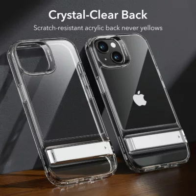 ESR รุ่น Boost Kickstand Case - เคส iPhone 15 - สี Clear