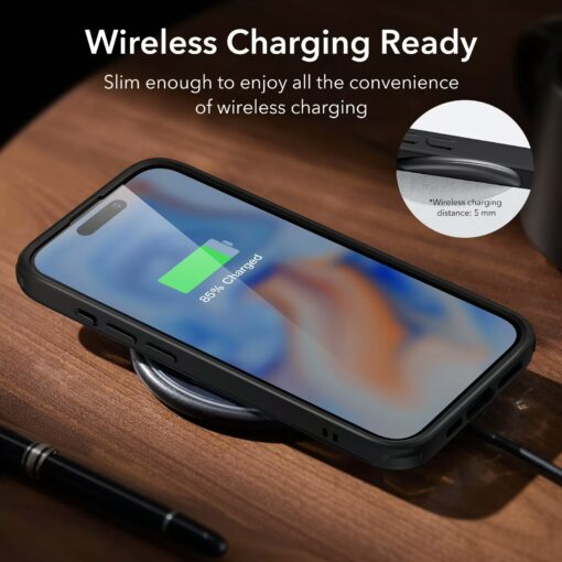 ESR รุ่น Boost Kickstand Case - เคส iPhone 15 Plus - สี Clear - Image 5