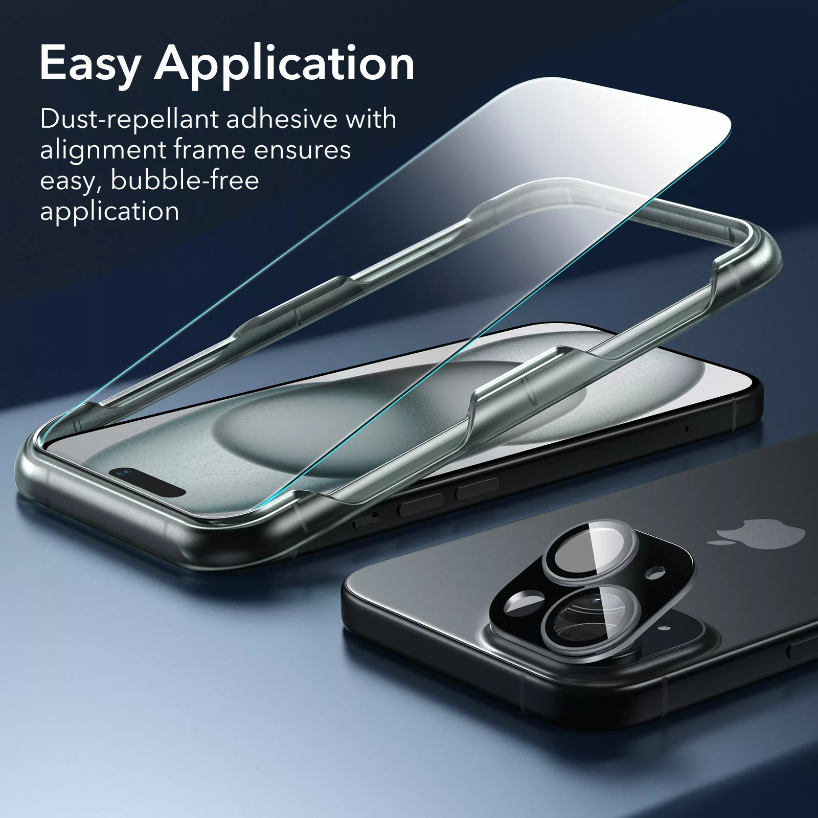 ESR รุ่น Classic Pro Case (HaloLock) - เซตเคสและฟิล์ม iPhone 15 Plus - สี Frosted Black 19 ESR รุ่น Classic Pro Case (HaloLock) - เซตเคสและฟิล์ม iPhone 15 Plus - สี Frosted Black