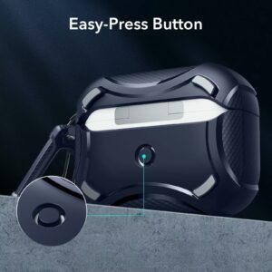 ESR รุ่น Cyber Armor Tough with HaloLock - เคส AirPods Pro 2/1 - สี Blue
