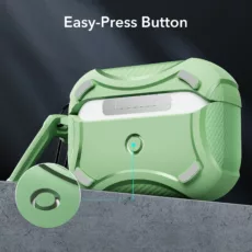 ESR รุ่น Cyber Armor Tough Case - เคส AirPods Pro 2/1 - สี Light Green