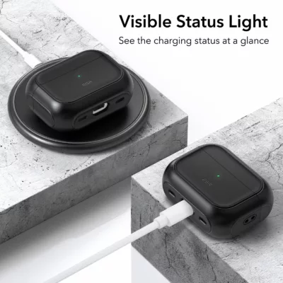 ESR รุ่น Orbit Hybrid with HaloLock - เคส AirPods Pro 2/1 - สี Black
