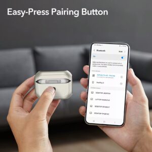 ESR รุ่น Orbit Hybrid with HaloLock - เคส AirPods Pro 2/1 - สี Titanium