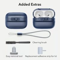 ESR รุ่น Pulse Magnetic Lock Case (HaloLock) - เคส AirPods Pro 2/1 - สี Dark Blue