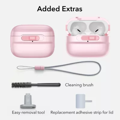 ESR รุ่น Pulse Magnetic Lock Case (HaloLock) - เคส AirPods Pro 2/1 - สี Pink