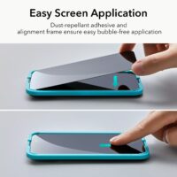 ESR รุ่น Tempered Glass Privacy Screen Protector - ฟิล์มกระจก iPhone 15 (1 Pack)