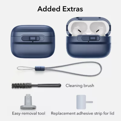 ESR รุ่น Pulse Magnetic Lock Case (HaloLock) - เคส AirPods Pro 2/1 - สี Black