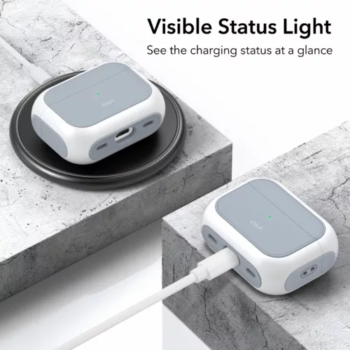 ESR รุ่น Orbit Hybrid with HaloLock - เคส AirPods Pro 2/1 - สี White