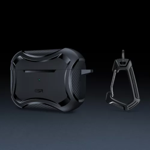 ESR รุ่น Cyber Armor Tough with HaloLock - เคส AirPods Pro 2/1 - สี Black