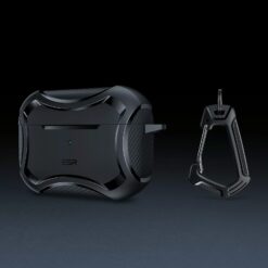 ESR รุ่น Cyber Armor Tough with HaloLock - เคส AirPods Pro 2/1 - สี Black