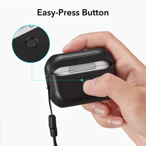 ESR รุ่น Orbit Hybrid with HaloLock - เคส AirPods Pro 2/1 - สี Black