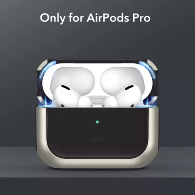 ESR รุ่น Orbit Hybrid with HaloLock - เคส AirPods Pro 2/1 - สี Titanium