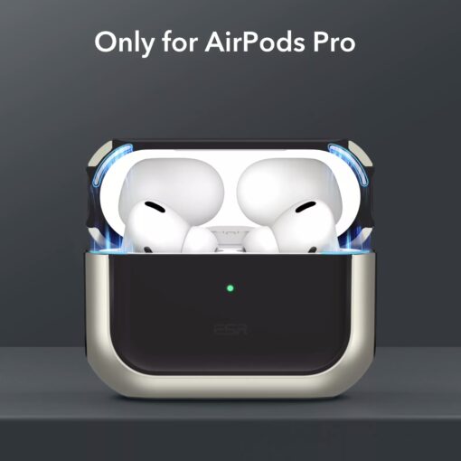ESR รุ่น Orbit Hybrid with HaloLock - เคส AirPods Pro 2/1 - สี Titanium - Image 6