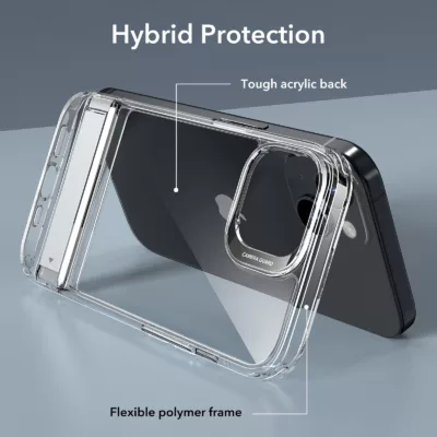ESR รุ่น Boost Kickstand Case - เคส iPhone 15 - สี Clear