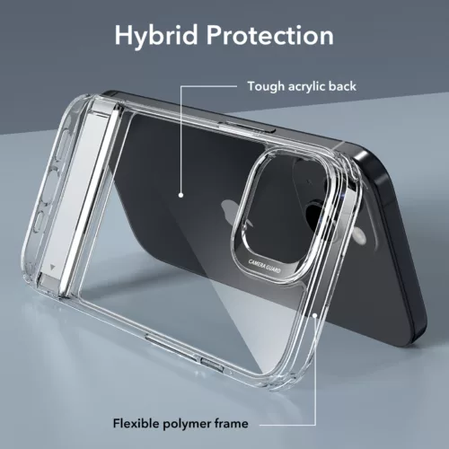 ESR รุ่น Boost Kickstand Case - เคส iPhone 15 - สี Clear