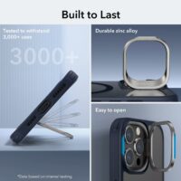 ESR รุ่น Classic Hybrid Case with Stash Stand (HaloLock) - เคส iPhone 15 Pro Max - สี Dark Blue