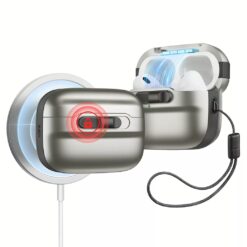 ESR รุ่น Pulse Magnetic Lock Case (HaloLock) - เคส AirPods Pro 2/1 - สี Titanium