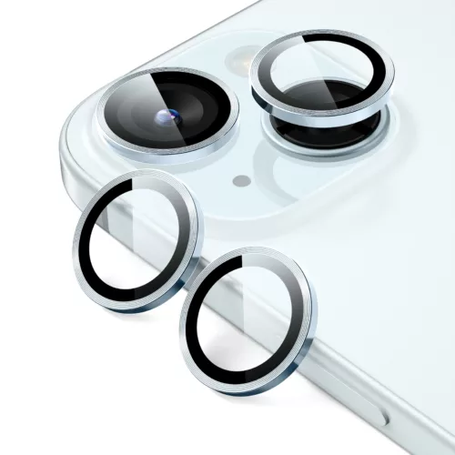 ESR รุ่น Camera Lens Protector - กระจกเลนส์กล้อง iPhone 15/ 15 Plus - สี Light Blue