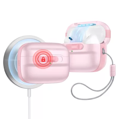 ESR รุ่น Pulse Magnetic Lock Case (HaloLock) - เคส AirPods Pro 2/1 - สี Pink