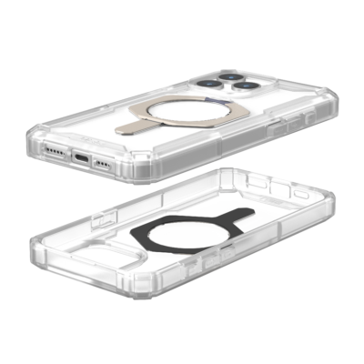 UAG รุ่น Plasma XTE MagSafe - เคส iPhone 15 Pro Max - สี Clear/Titanium