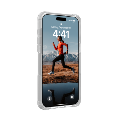 UAG รุ่น Plasma XTE MagSafe - เคส iPhone 15 Pro Max - สี Clear/Titanium