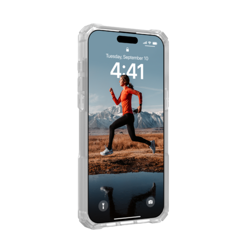 UAG รุ่น Plasma XTE MagSafe - เคส iPhone 15 Pro Max - สี Clear/Titanium