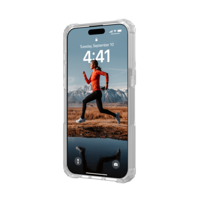 UAG รุ่น Plasma XTE MagSafe - เคส iPhone 15 Pro Max - สี Clear/Titanium