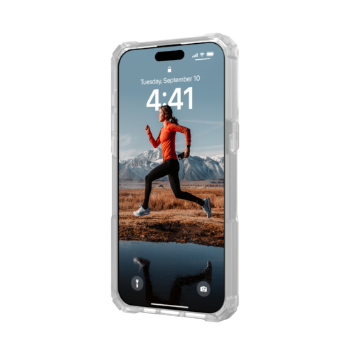 UAG รุ่น Plasma XTE MagSafe - เคส iPhone 15 Pro Max - สี Clear/Titanium