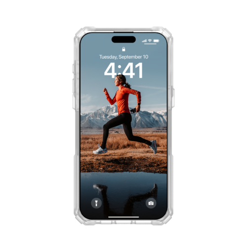 UAG รุ่น Plasma XTE MagSafe - เคส iPhone 15 Pro Max - สี Clear/Titanium