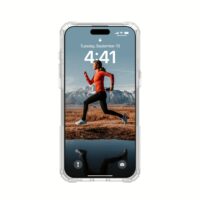 UAG รุ่น Plasma XTE MagSafe - เคส iPhone 15 Pro Max - สี Clear/Titanium