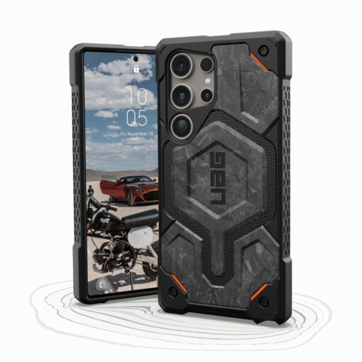 UAG รุ่น Monarch Pro - เคส Galaxy S24 Ultra - สี Forged Carbon (Limited Edition) - Image 2